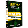 2016 KPSS A Grubu Duayen Maliye Tamam� ��z�ml� Soru Bankas� Dahi Adam Yay�nlar�
