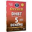 DHBT Cevher 5 Deneme ��z�ml� Tahayy�l Yay�nlar�