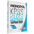 KPSS T�rk�e Matematik Geometri Yaprak Test Monopol Yay�nlar�
