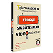 TYT T�rk�e S�zc�kte Anlam V�deo Ders Notlari Tasar� E�itim Yay�nlar�