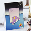 Sevimli Hayvanlar Post it Mor Yunus Bal��� Not-2665