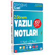 6. S�n�f Yaz�l� Notlar� 2. D�nem 1 ve 2. Yaz�l� Tongu� Akademi