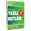 7. S�n�f Yaz�l� Notlar� 2. D�nem 1 ve 2. Yaz�l� Tongu� Akademi