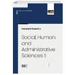 International Research In Social Human And Administrative Sciences II �clal �n�var E�itim Yay�nevi