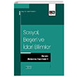 Sosyal Be�eri ve �dari Bilimler Alan�nda Uluslararas� Ara�t�rmalar X B�lent Dar�c� E�itim Yay�nevi