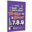 2022 �ABT �ngilizce ��retmenli�i T�rkiye Geneli 3 Deneme (7-8-9) Pegem Akademi Yay�nlar�