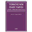 T�rkiyenin �dari Yap�s� Kamu Y�netimi Te�kilat� �smet Giritli Der Yay�nlar�