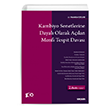 Kambiyo Senetlerine Dayal� Olarak A��lan Menfi Tespit Davas� Se�kin Yay�nevi