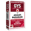 2023 Adalet Bakanl��� GYS Memur Kadrosu ��in A��klamal� ��z�ml� Soru Bankas� Yarg� Yay�nlar�
