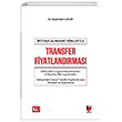 �ktisadi ve Hukuki Y�nleri ile Transfer Fiyatland�rmas� Adalet Yay�nevi