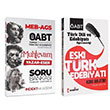 2025 �ABT MEB-AGS T�rk Dili Edebiyat� Eski T�rk Edebiyat� Konu + Muhteva Yazar Eser Soru Bankas� 2 li Set Edebiyat TV + �ndeks Akademi Yay�nlar�