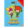S�per 1 Tak�m S�per Renkler Boyama Kitab� 3 Eksik Par�a Yay�nlar�