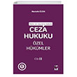 ��reti ve Uygulama I����nda Ceza Hukuku �zel H�k�mler II Adalet Yay�nevi