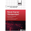 Nicel Karar Y�ntemleri Alan�nda Uluslararas� Ara�t�rmalar - 5 E�itim Yay�nevi - Bilimsel Eserler