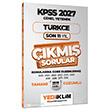 2027 KPSS Genel Yetenek T�rk�e Konular�na G�re Tamam� ��z�ml� Son 11 Y�l ��km�� Sorular Yediiklim Yay�nlar�