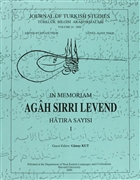 Agah S�rr� Levend - In Memoriam / Hat�ra Say�s� (3 Cilt Tak�m) Harvard University