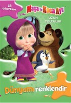 Ma�a ile Koca Ay� D�nyam� Renklendir - Uzun Yolculuk ��kartmal� Boyama Do�an Egmont Yay�nc�l�k