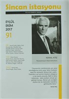 Sincan �stasyonu Edebiyat Dergisi Say�: 91 Eyl�l - Ekim 2017 Sincan �stasyonu Dergisi Yay�nlar�