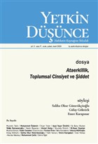 Yetkin D���nce Dergisi Y�l: 2 Say�: 9 Ocak - �ubat - Mart 2020 Yetkin D���nce Dergisi
