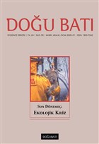 Do�u Bat� D���nce Dergisi Y�l: 24 Say�: 95 Kas�m - Aral�k 2020 Ocak 2021 Do�u Bat� Dergileri