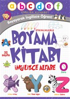 Etkinliklerle Boyama Kitab� �ngilizce Alfabe Ak�ll� Zebra