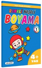 Renkli Ne�eli Boyama 1 4+ Ya� Pinokyo Yay�nlar�