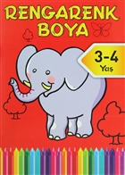Rengarenk Boya - K�rm�z� Kitap - 3 - 4 Ya� Do�an Egmont Yay�nc�l�k