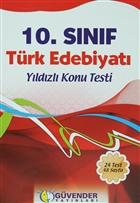 G�vender - 10. S�n�f T�rk Edebiyat� Y�ld�zl� Konu Testi G�vender Yay�nlar�