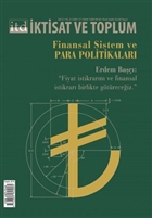 �ktisat ve Toplum Dergisi Say�: 17 �ktisat ve Toplum Dergisi