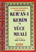 Kur`an-� Kerim ve Y�ce Meali (Orta Boy-Bilgisayar Hatl� - Elmal�l�-001) Pamuk Yay�nc�l�k
