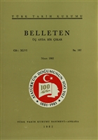 Belleten Say�: 182 Cilt: 46 T�rk Tarih Kurumu Yay�nlar�