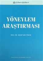 Y�neylem Ara�t�rmas� T�rkmen Kitabevi - Akademik Kitaplar�