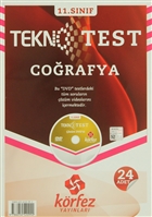 K�rfez - 11.S�n�f Co�rafya Tekno Po�et Test ��z�m (DVD`li) K�rfez Yay�nlar�